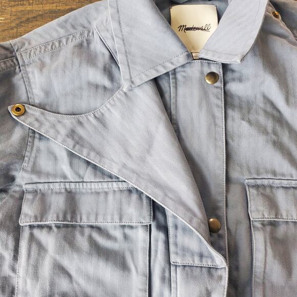 Madewell Oversized Field Jacket Size XS NWT - Picture 10 of 14